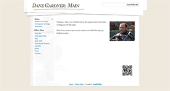 Desktop Screenshot of danegardner.com